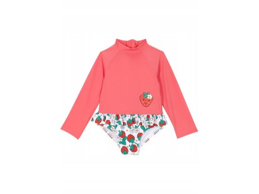 B.P.C kostium kąpielowy niemowlęcy w truskawki r.56/62