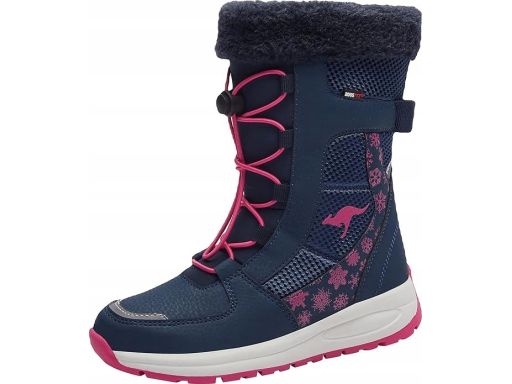KangaROOS kozaki śniegowce ocieplane granatowe 33
