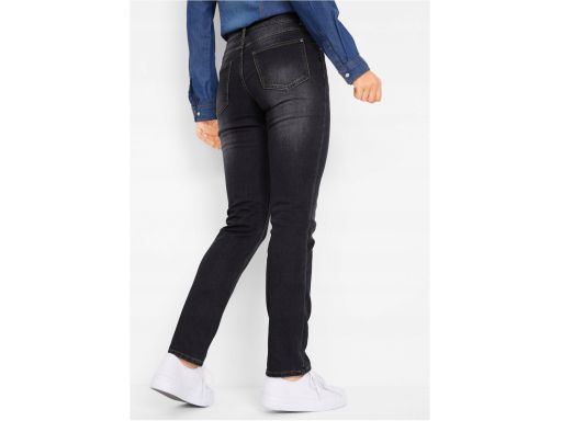 B.P.C termo jeansy modne boyfriend szare 40.