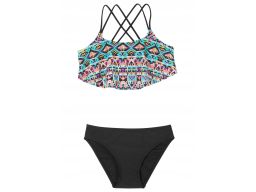 B.P.C bikini dziewczęce z falbanką 140/146.