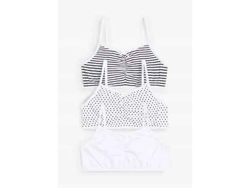 B.P.C 3-pak biustonoszy-topów dziewczęcych r.176/182