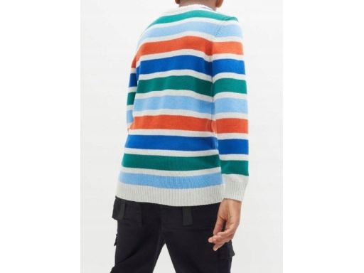 B.P.C sweterek chłopięcy bawełniany w paski ^116/122