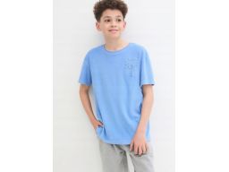 B.P.C t-shirt młodzieżowy niebieski frotte ^164/170