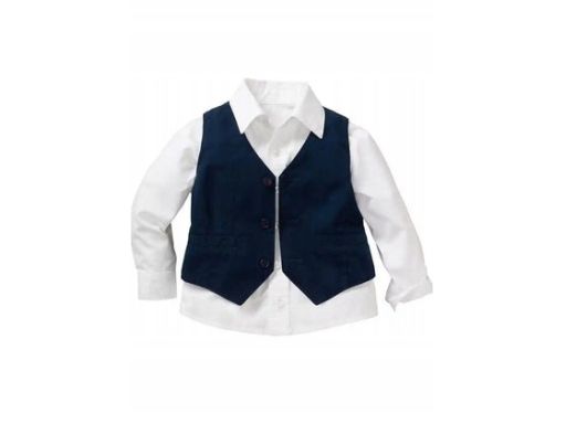 B.P.C 3-częściowy komplet niemowlęcy elegancki r.74