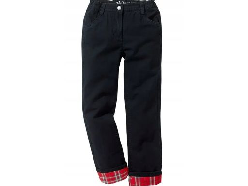 B.P.C spodnie dziewczęce czarne ocieplane 152.