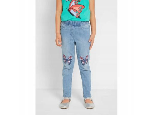 B.P.C spodnie jegginsy motylki 92 cm