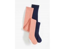 B.P.C dziecięce rajstopy ciepłe 2-pak r.128/134