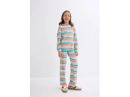 B.P.C komplet dresowy dziewczęcy w kolorowe paski ^176/182