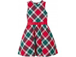 B.P.C sukienka dziewczęca elegancka w kratę r.110