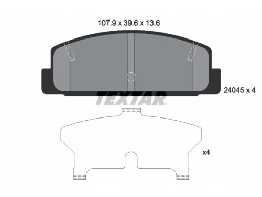 Klocek Hamulcowy Kpl. 2404501