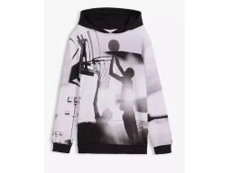 B.P.C bluza chłopięca z nadrukiem i z kapturem 176/182.