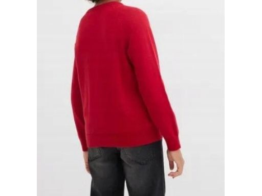 B.P.C sweter młodzieżowy dzianinowy czerwony 176/182.