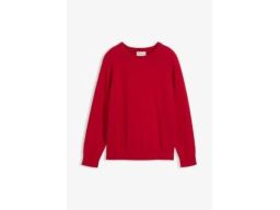 B.P.C sweter młodzieżowy dzianinowy czerwony 176/182.
