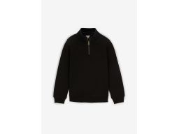 B.P.C młodzieżowa czarna bluza ze stójką ^152/158