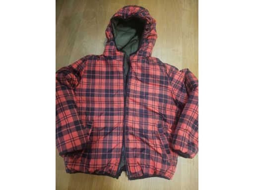 B.P.C dwustronna kurtka przejściowa khaki 128/134
