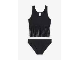 B.P.C bikini dziewczęce z frędzlami czarne r.176/182