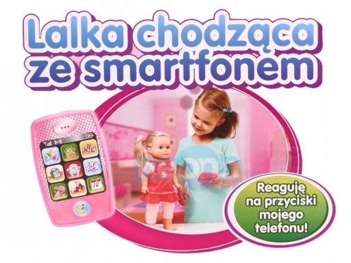 Natalia lalka chodząca interaktywna z tablet 3+