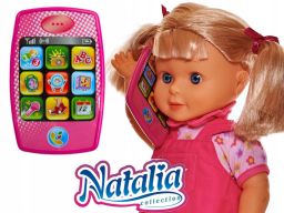 Natalia lalka chodząca ze smartfonem pl eng