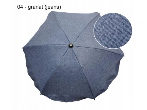 Uniwersalna parasolka melanż len z uchwytem