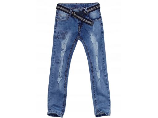 Spodnie jeans slim fit bis r 10 - 134/140 cm rurki