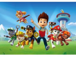 Naklejki na ścianę psi patrol paw patrol 100x70cm