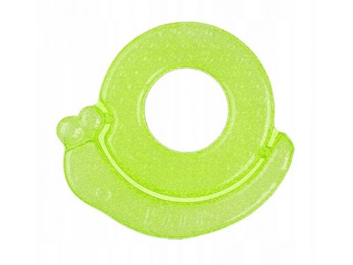 Babyono silikonowy gryzak chłodzący ślimak zielony
