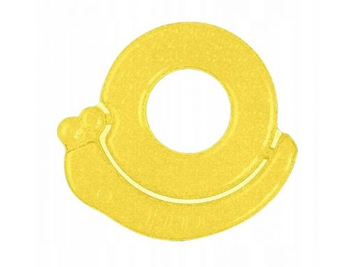 Babyono silikonowy gryzak chłodzący ślimak żółty