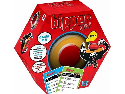 Bipper mini 6 gier w 1 kalambury quiz zakazane sło