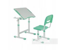 Piccolino ii green regulowane biurko + krzesełko