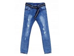 Spodnie jeans slim fit r 12 - 146/152 cm rurki