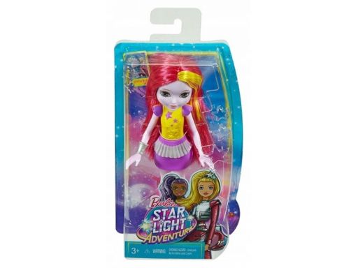 Barbie mattel gwiezdna przygoda lalka różowa
